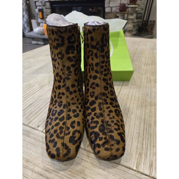 Sam Edelman Women's Leopard Print Ankle Booties Size 7 M - Picture 3 of 6
